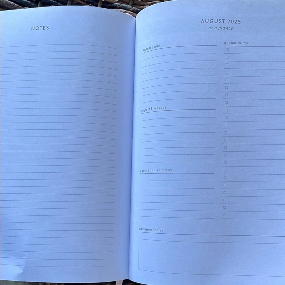 Paper Source 2024-2025 Gold Floral Planner
